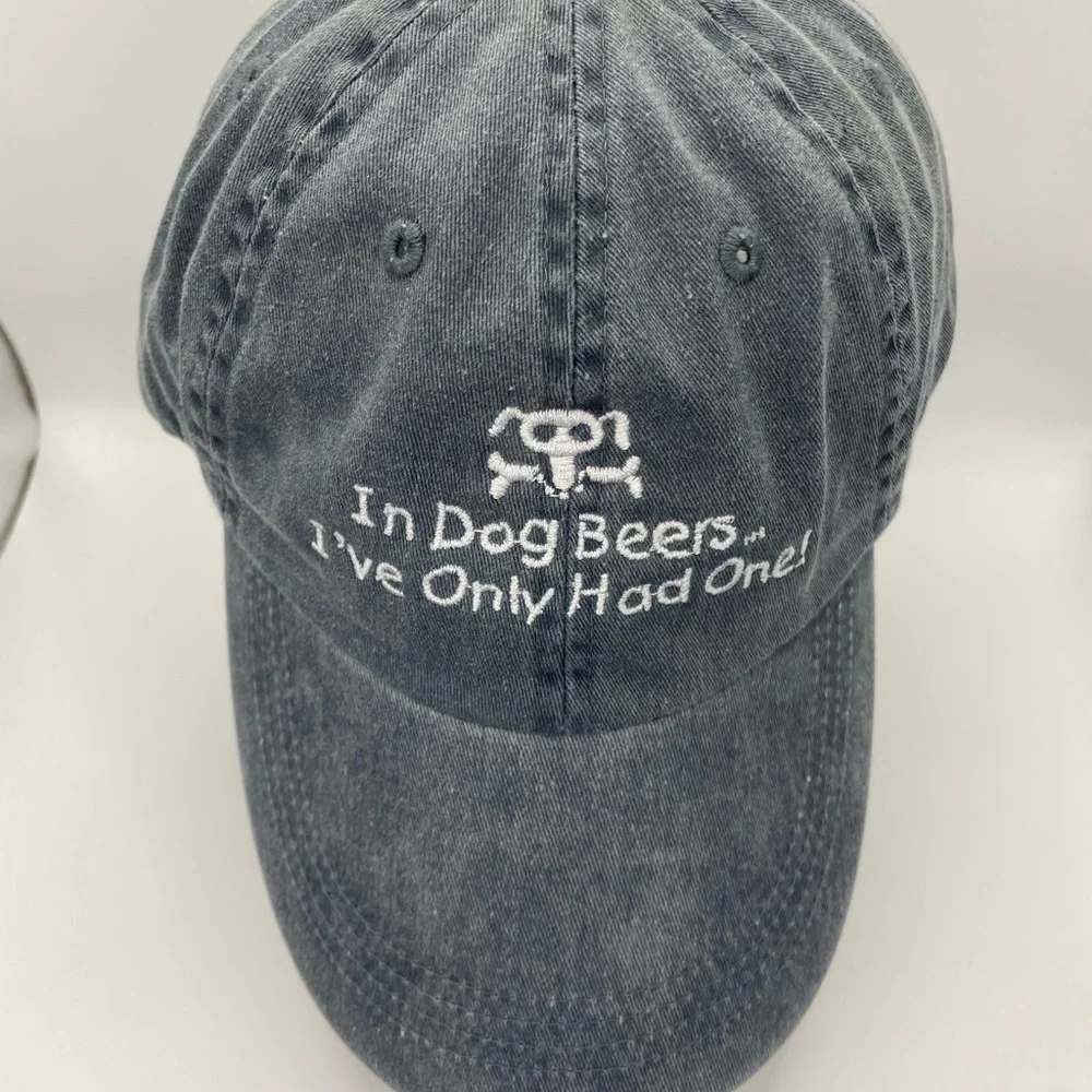 Vintage Style Anvil Hilton Head Island “In Dog Beers I’ve Only Had One” Dad Cap